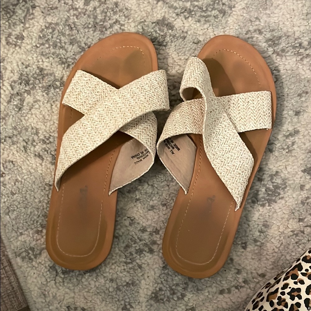 Women's Cream Sandals